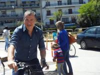 Η επίσκεψη Σταύρου Θεοδωράκη στα Τρίκαλα
