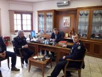 Eπίσκεψη Αστυνομικού Διευθυντή Θεσσαλίας στο Δήμαρχο Καλαμπάκας