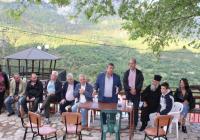 Ο Κώστας Μαράβας στις Τοπικές Κοινότητες  Μυροφύλλου-Πολυνερίου-Βαλκάνο-Μοσχόφυτου-Βαθυρέμματος