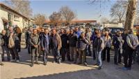 Κοπή πίτας στο αμαξοστάσιο του δήμου
