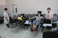Πραγματοποιήθηκε εθελοντική αιμοδοσία στον Δήμο Φαρκαδόνας