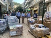 Προσφορά αλληλεγγύης στους πλημμυροπαθείς της επαρχίας  Φαρσάλων