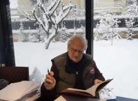 Σωτήρης Χατζηγάκης - Πνευματικές αναζητήσεις, μελέτη και συγγραφή παρά το ψύχος και τον χιονιά...