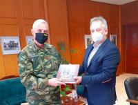 Επίσκεψη του νέου Διοικητή της ΣΜΥ στον Χρήστο Μιχαλάκη