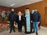 Αγιασμός των γραφείων της Π.Ε. Τρικάλων παραμονή των Φώτων
