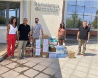 Είδη πρώτης ανάγκης για τους πυρόπληκτους συγκεντρώνει καθημερινά η Περιφέρεια Θεσσαλίας
