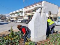 Αξιέπαινο... Οι «Κόρες του Ασκληπιού» σε ανακατασκευασμένο κόμβο στα Τρίκαλα