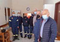 Επίσκεψη του ΚΚΕ στα τμήματα της Αστυνομίας και της Πυροσβεστικής