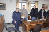   Το Νέο Δ.Σ. της Ένωσης Αστυνομικών Υπαλλήλων Ν. Τρικάλων - Στον Δήμαρχο Πύλης Κώστα Μαράβα