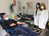 Εθελοντική αιμοληψία  για λογαριασμό της τράπεζας του Μαυρομματίου 