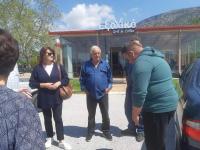 Περιοδεία ΚΚΕ στο Ζάρκο που επλήγη από την πλημμύρα