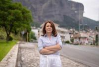 Η Γεωργία Καλτσούδα με Αβραμόπουλο στην Καλαμπάκα