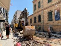 Ξεκίνησε και η ανάπλαση της οδού Γαριβάλδη – Αυτοψία Ν. Σακκά