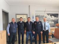Συνάντηση του Δημάρχου Μετεώρων με τον Διευθυντή της Διεύθυνσης Αστυνομίας Τρικάλων - Ενίσχυση της συνεργασίας για την ασφάλεια του δήμου
